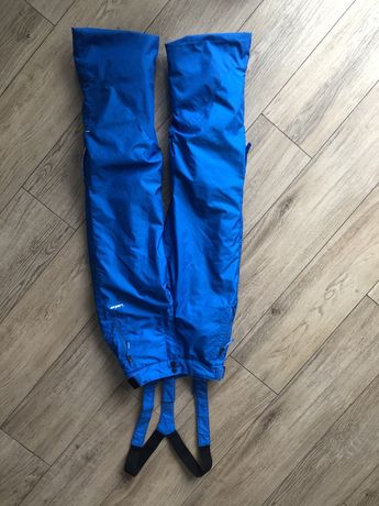 Spodnie narciarskie z szelkami Wedze Decathlon 12 l. 142-152 niebieski