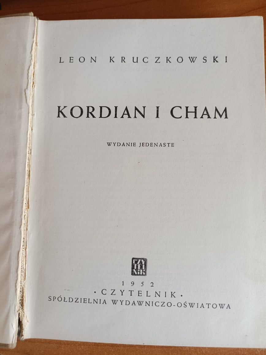 Leon Kruczkowski "Kordian i cham"