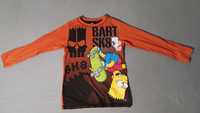 Koszulka długi rękaw longsleeve bluza h&m 134/140 Simpsons Bart