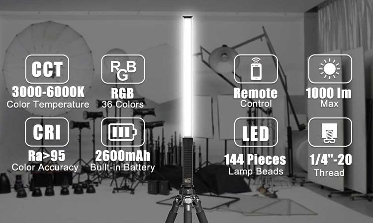 Bastão De Led RGB Luxceo Q508A NOVO