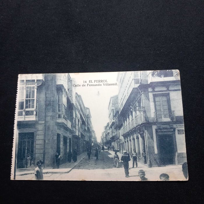 Postal ilustrado de El ferrol