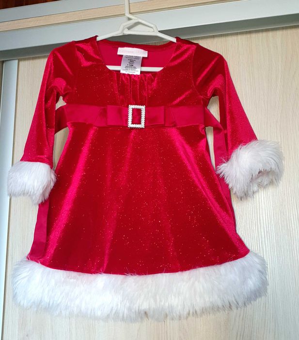 Niemowlęca sukieneczka świąteczna od Bonnie Baby