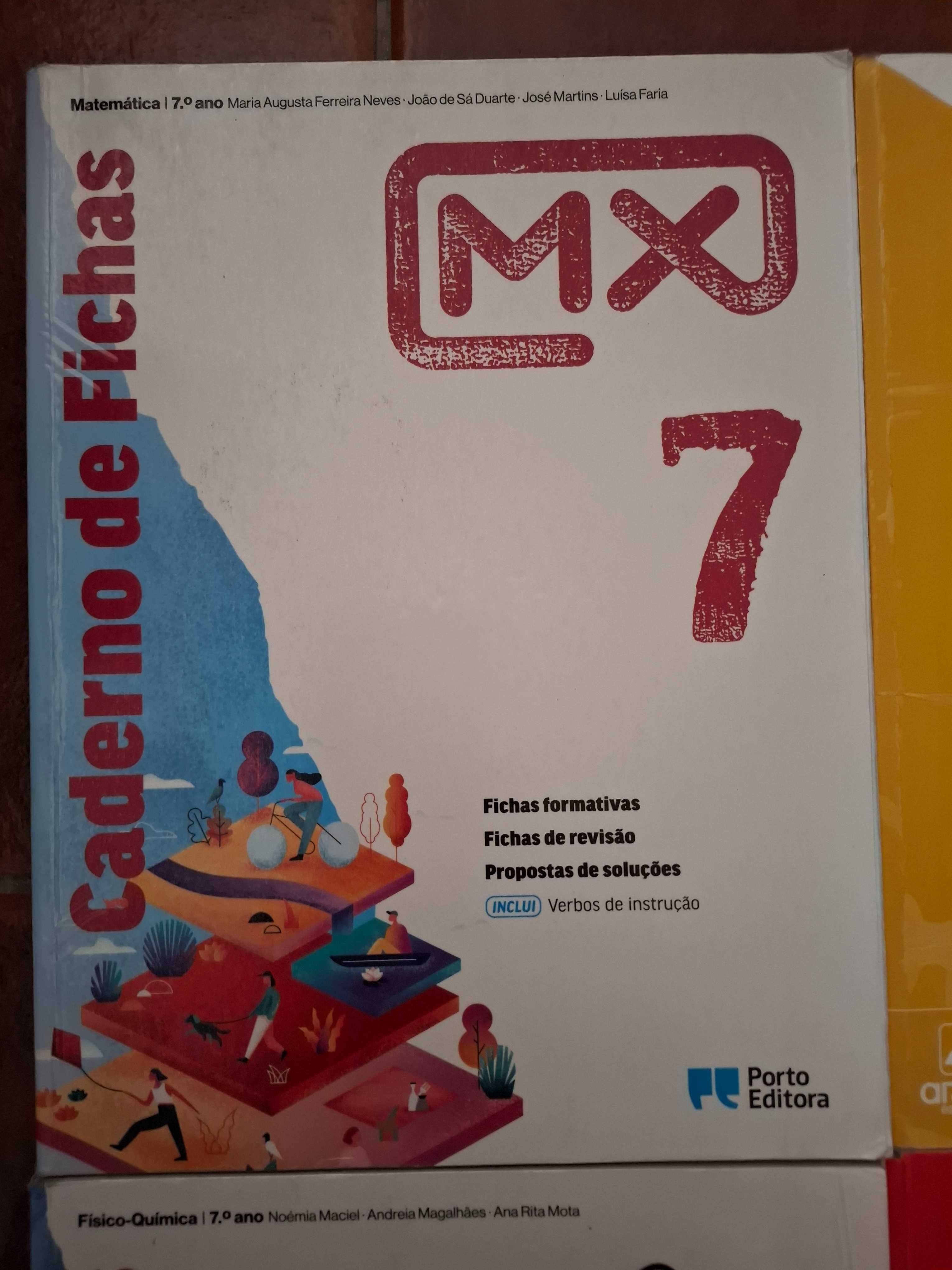 Cadernos de fichas 7° ano