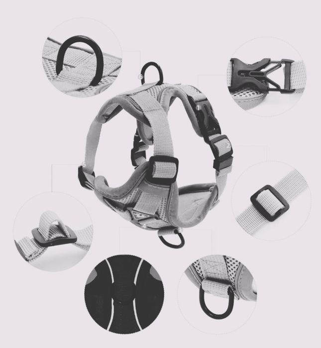 Шлейка для собак и котов размер s