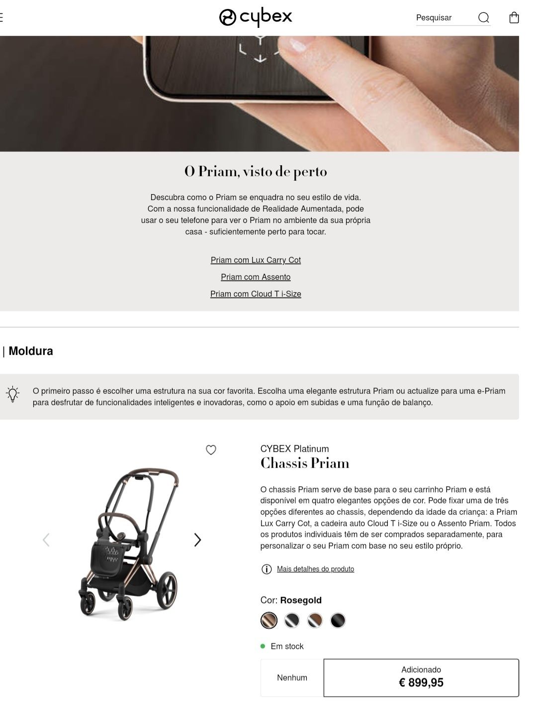 Cybex platinum Priam Jewels of Nature