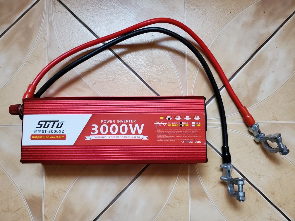 Інвертор 3000w 12v із чистою синусоїдою