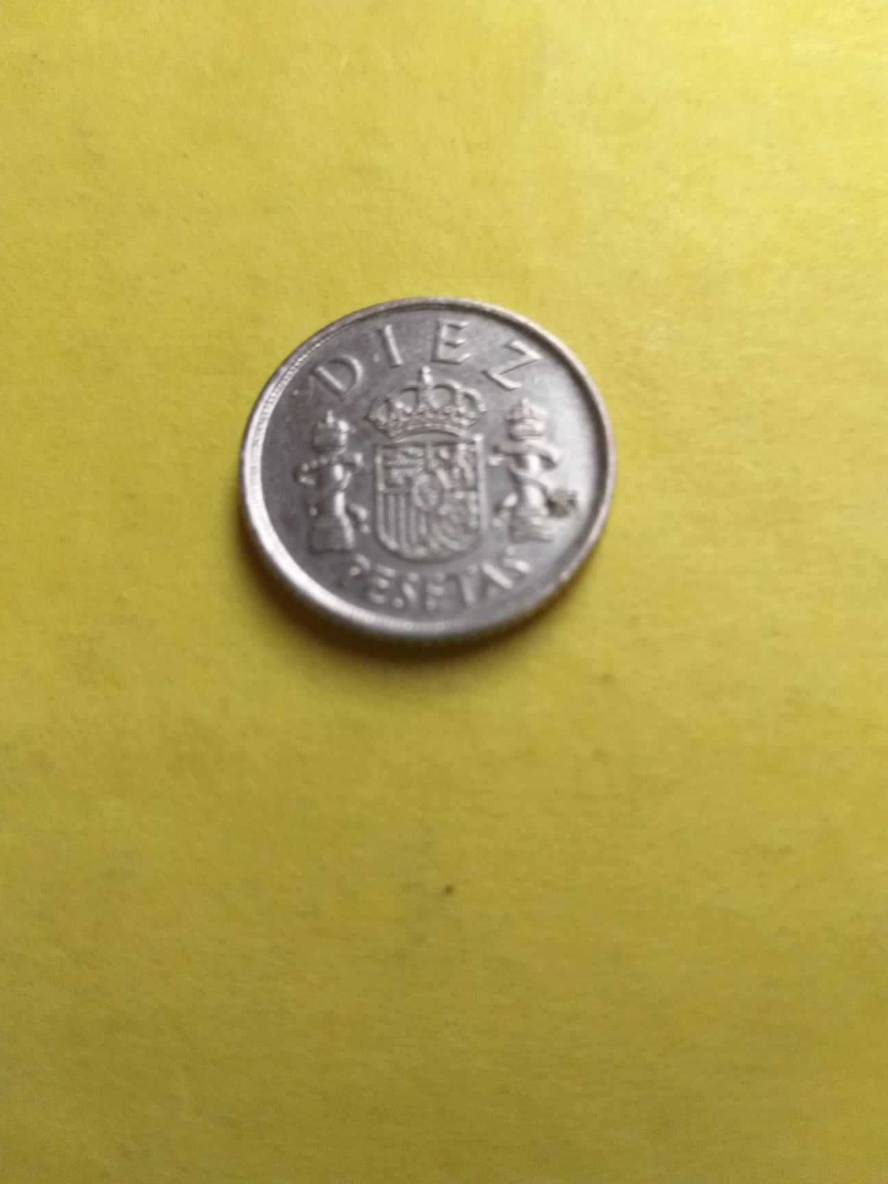 Moeda de 10 Pesetas de 1984