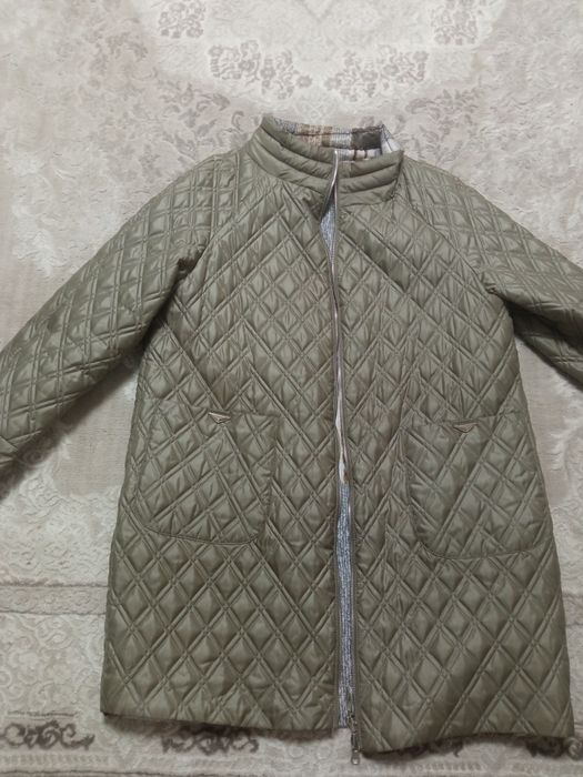 Куртка осень- весна,женская цвет оливы .