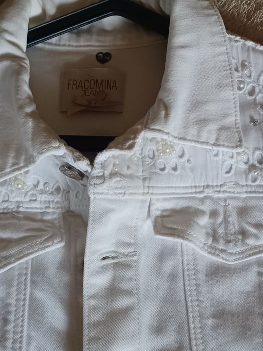 Casaco fracomina com botoes brilhantes