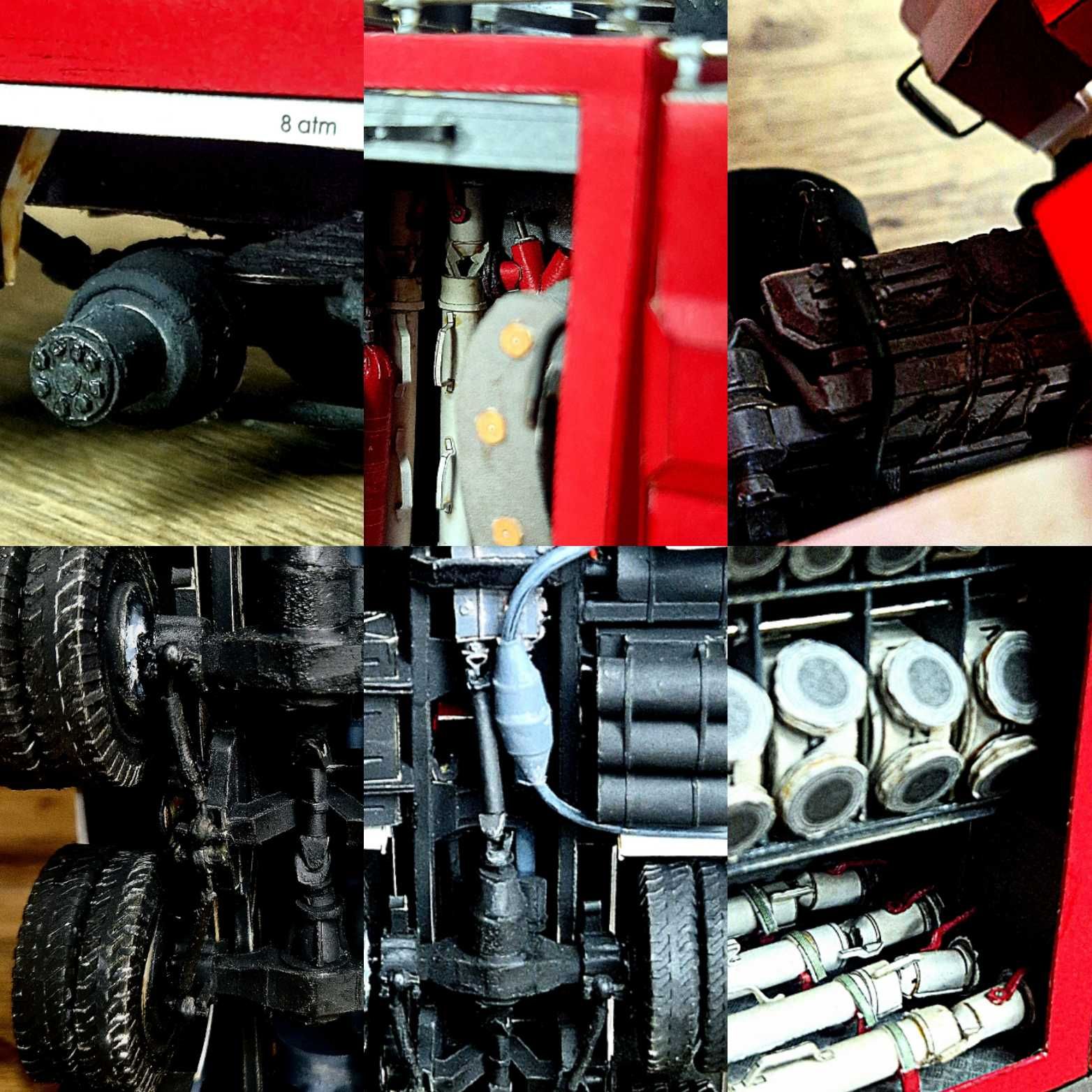 Model wozu strażackiego Jelcz GCBA. 1000h pracy modelarskiej.