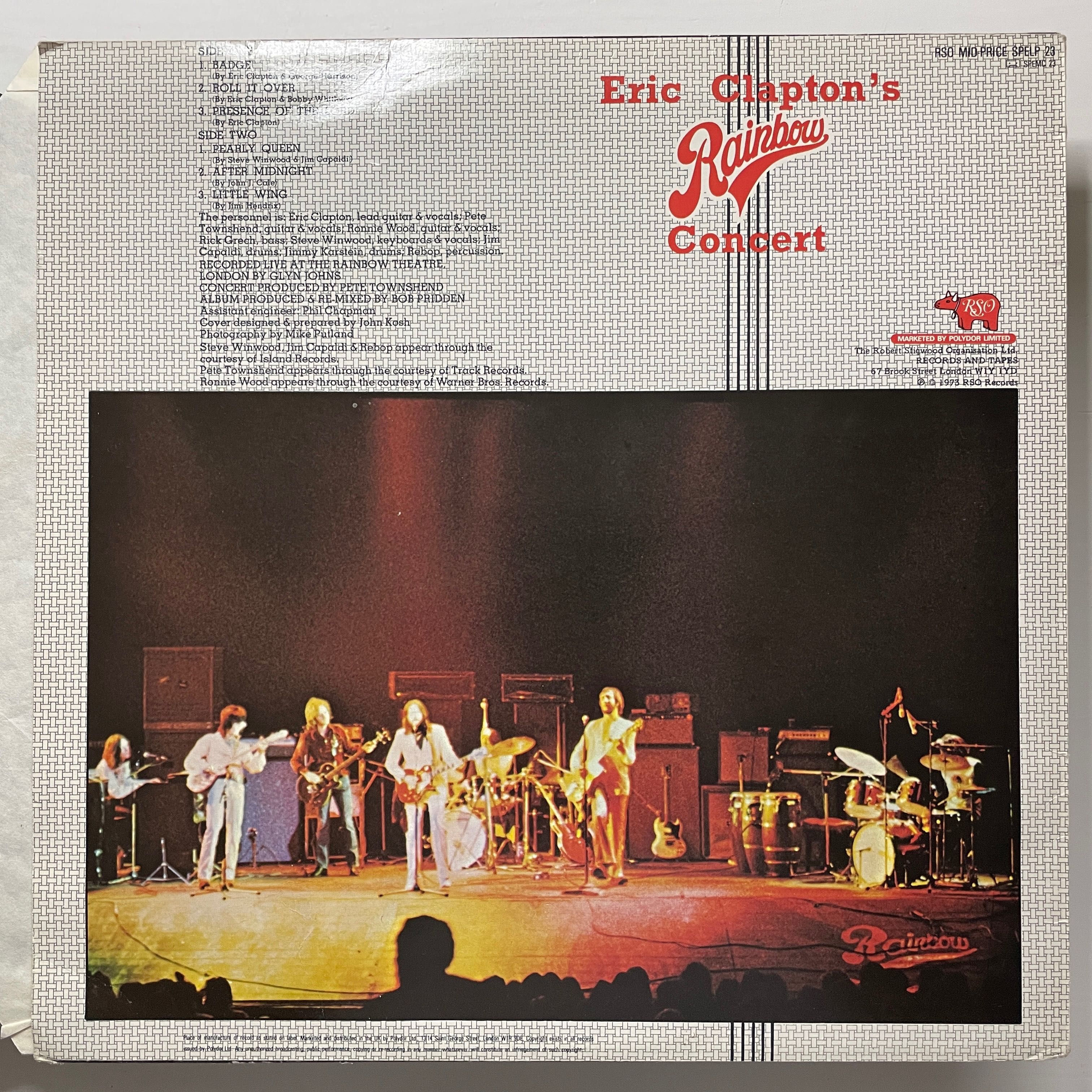 Rainbow Concert Eric Clapton 1973 [stan: EX] d1