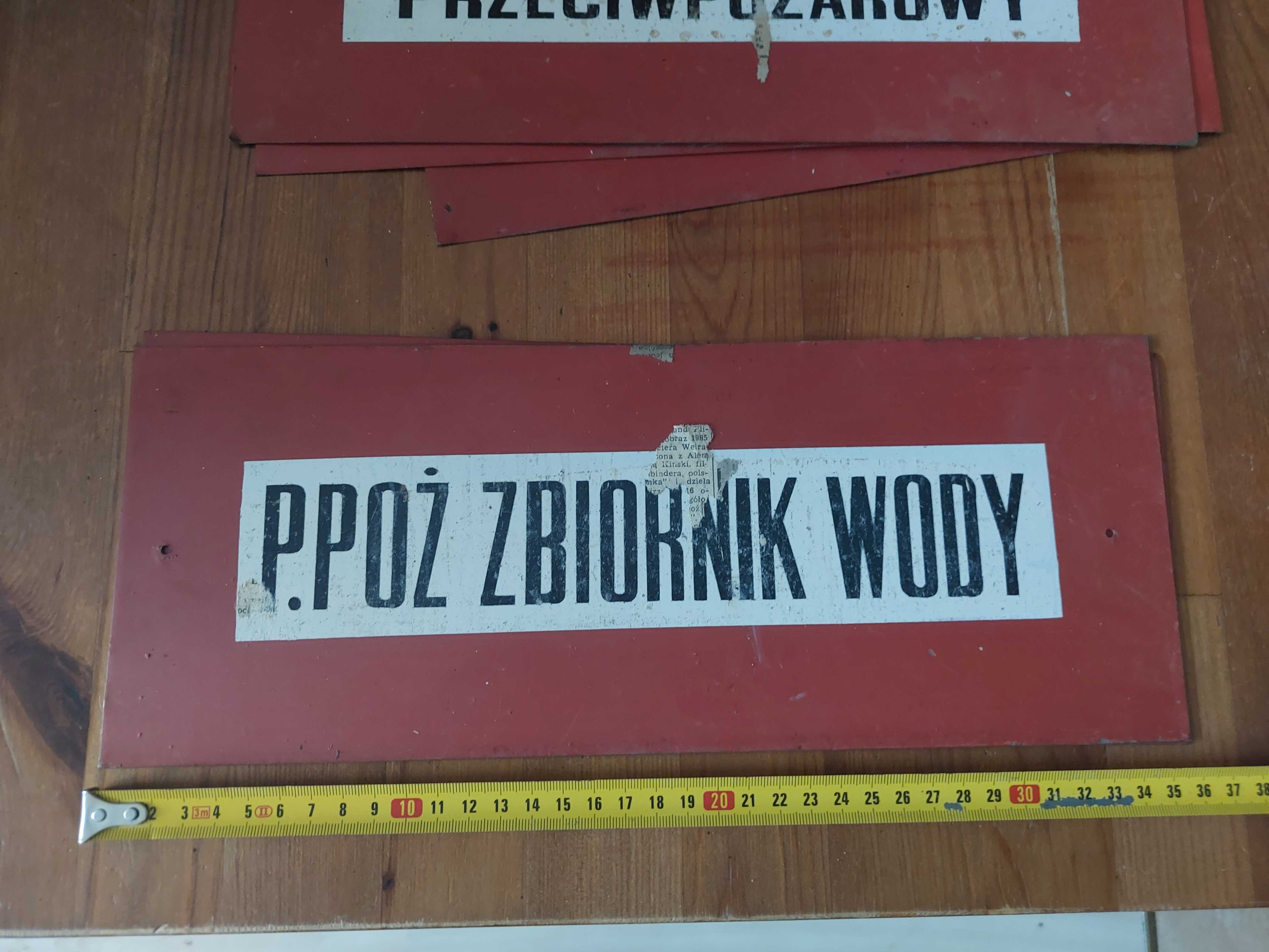 Tablica informacyjna ppoż