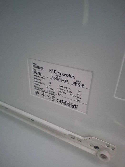 Холодильник б/в ELECTROLUX 200/60/60 Металік No Frost #07619