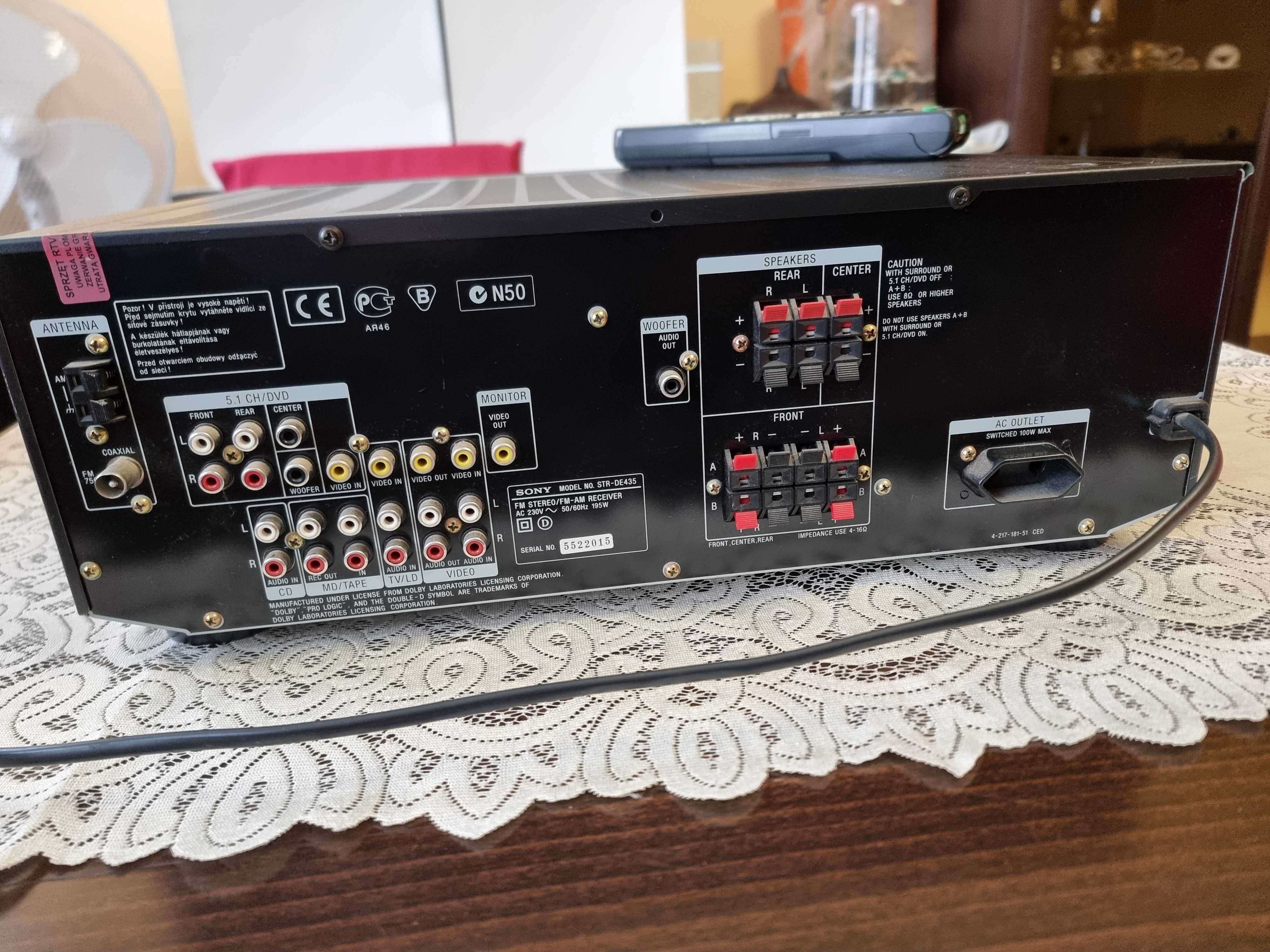 Amplituner Sony STR-DE435 + pilot