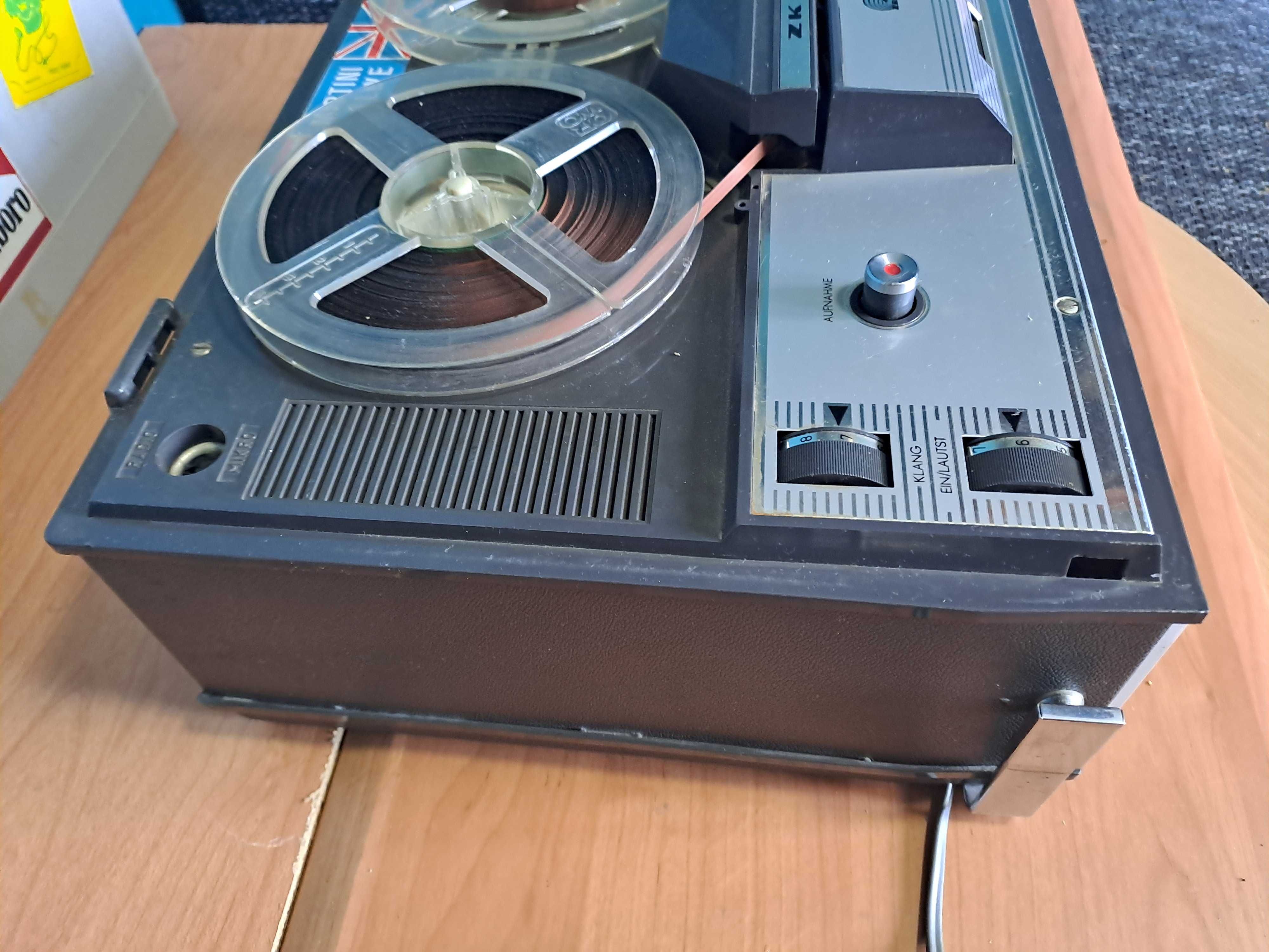 Magnetofon szpulowy UNITRA ZK120 wersja na Niemcy