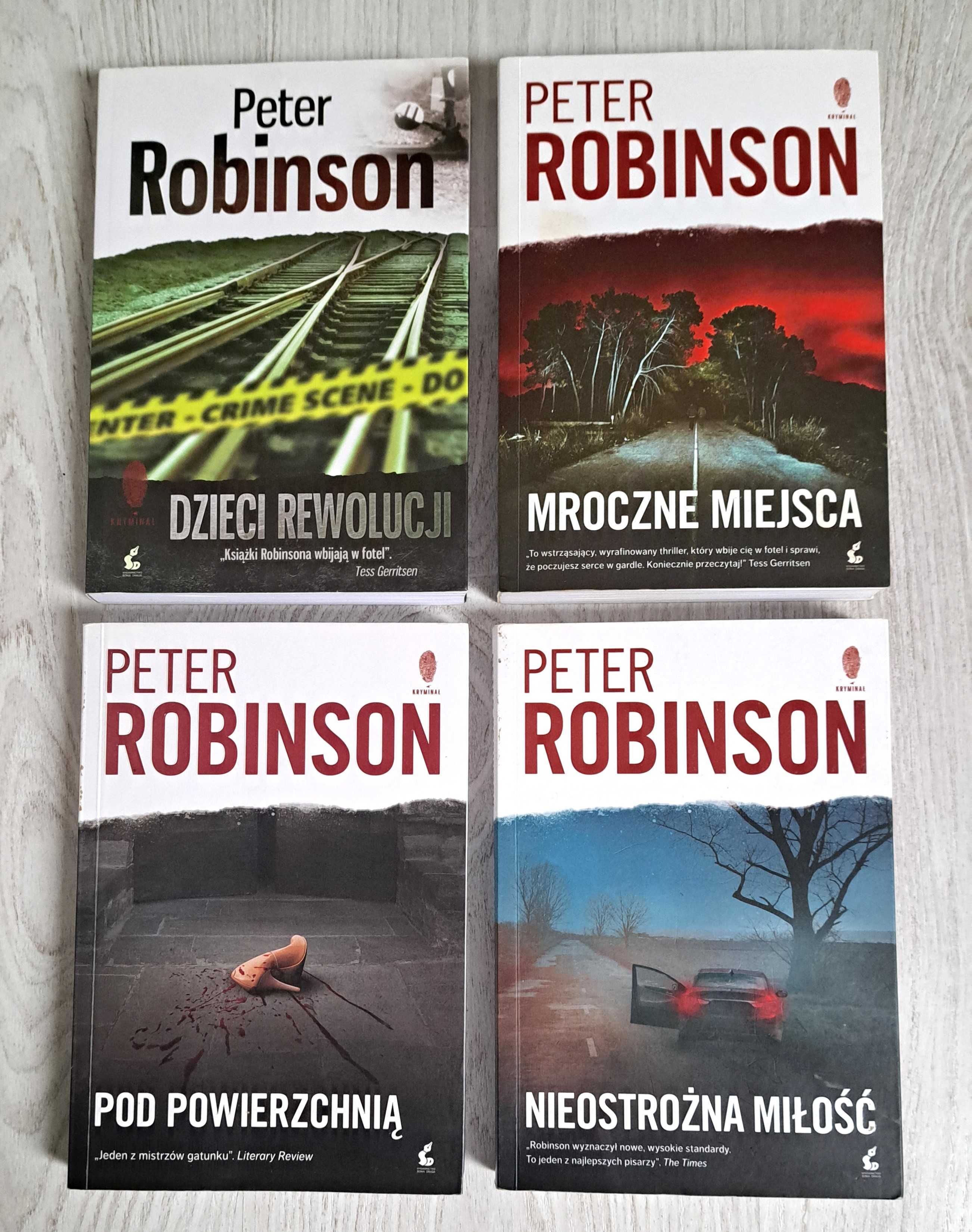 4x Peter Robinson Pod powierzchnią Mroczne miejsca Dzieci rewolucji