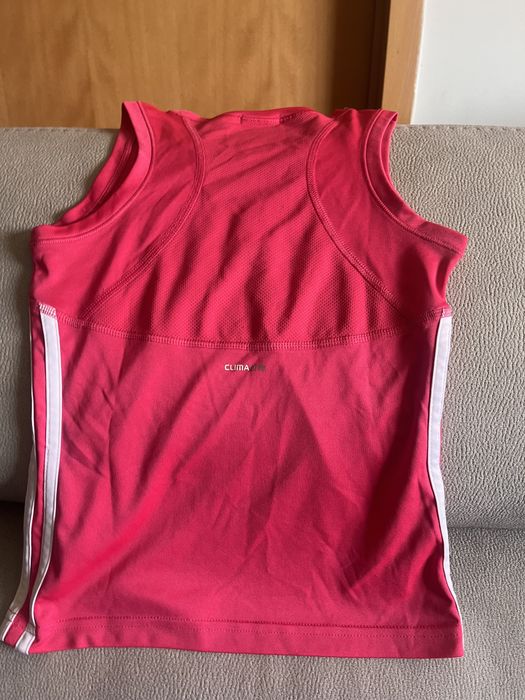 T shirt regata rosa choque