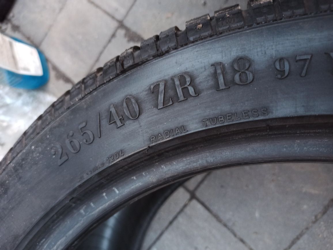 Летняя резина ПАРА 265/40 R18 Pirelli Pzero Asymetrico