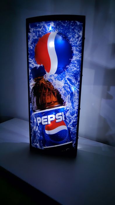 Szyld pepsi podświetlany