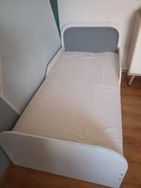 Łóżko dziecięce 170x90 tapicerowane z materacem
