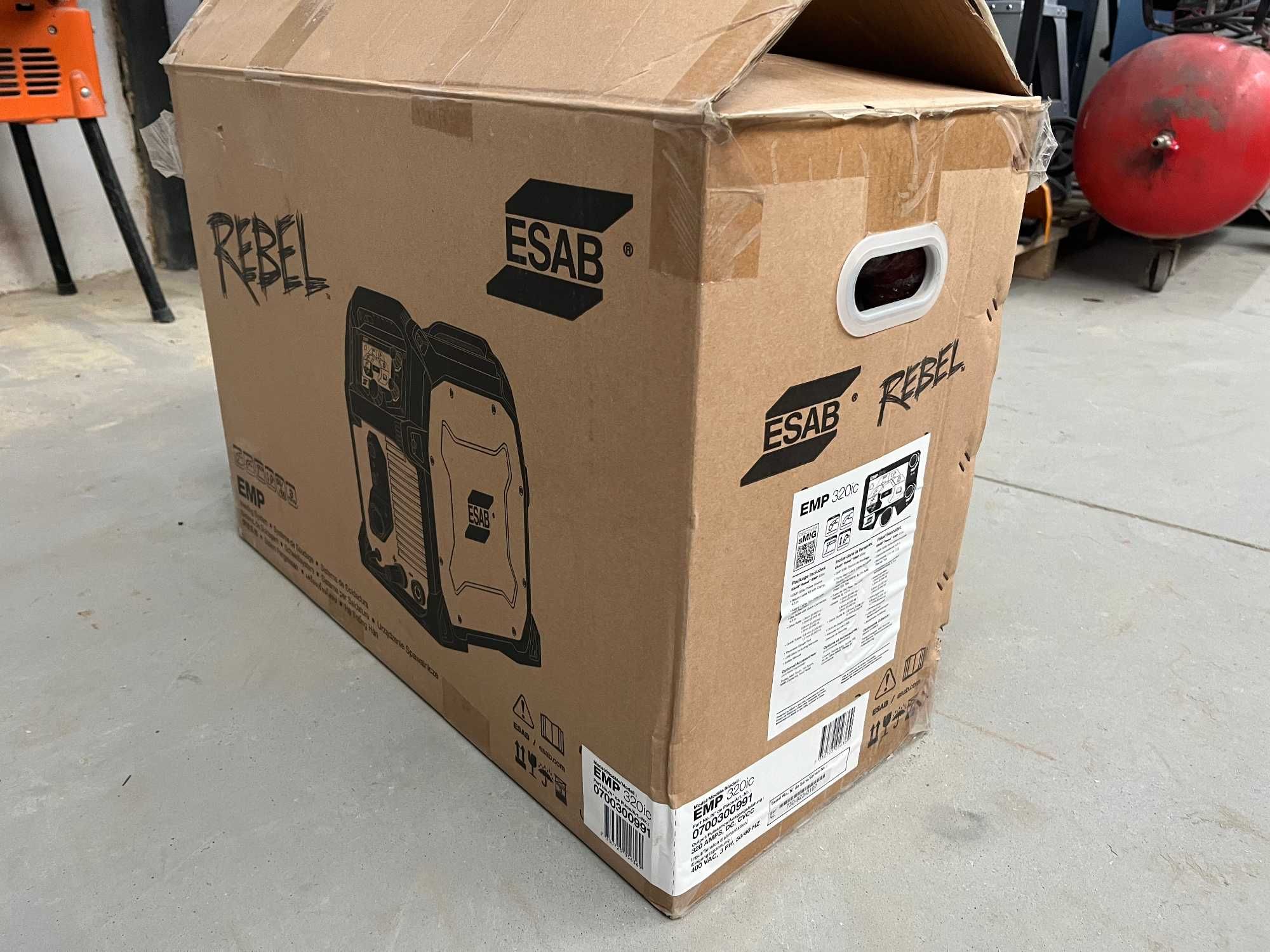 Spawarka migomat MIG MAG TIG MMA ESAB Rabel EMP320ic NOWA