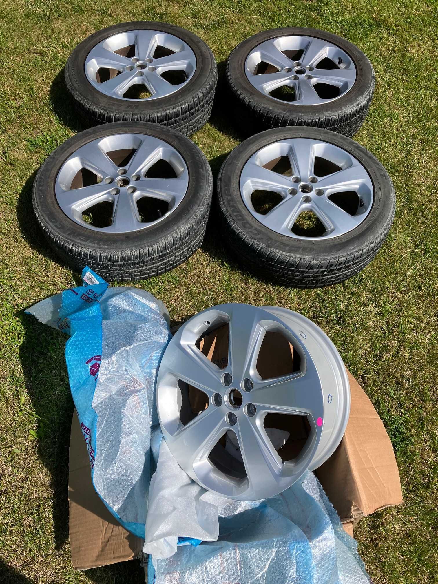 5 sztuk 18-calowych felg/4 kół do Opla Mokki 2014 rok  / 215/55 R18.