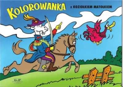 Kolorowanka z Koziołkiem Matołkiem - konik - praca zbiorowa