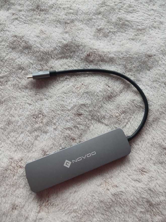 NOVOO Adapter USB C Hub HDMI USB C z 100 W PD