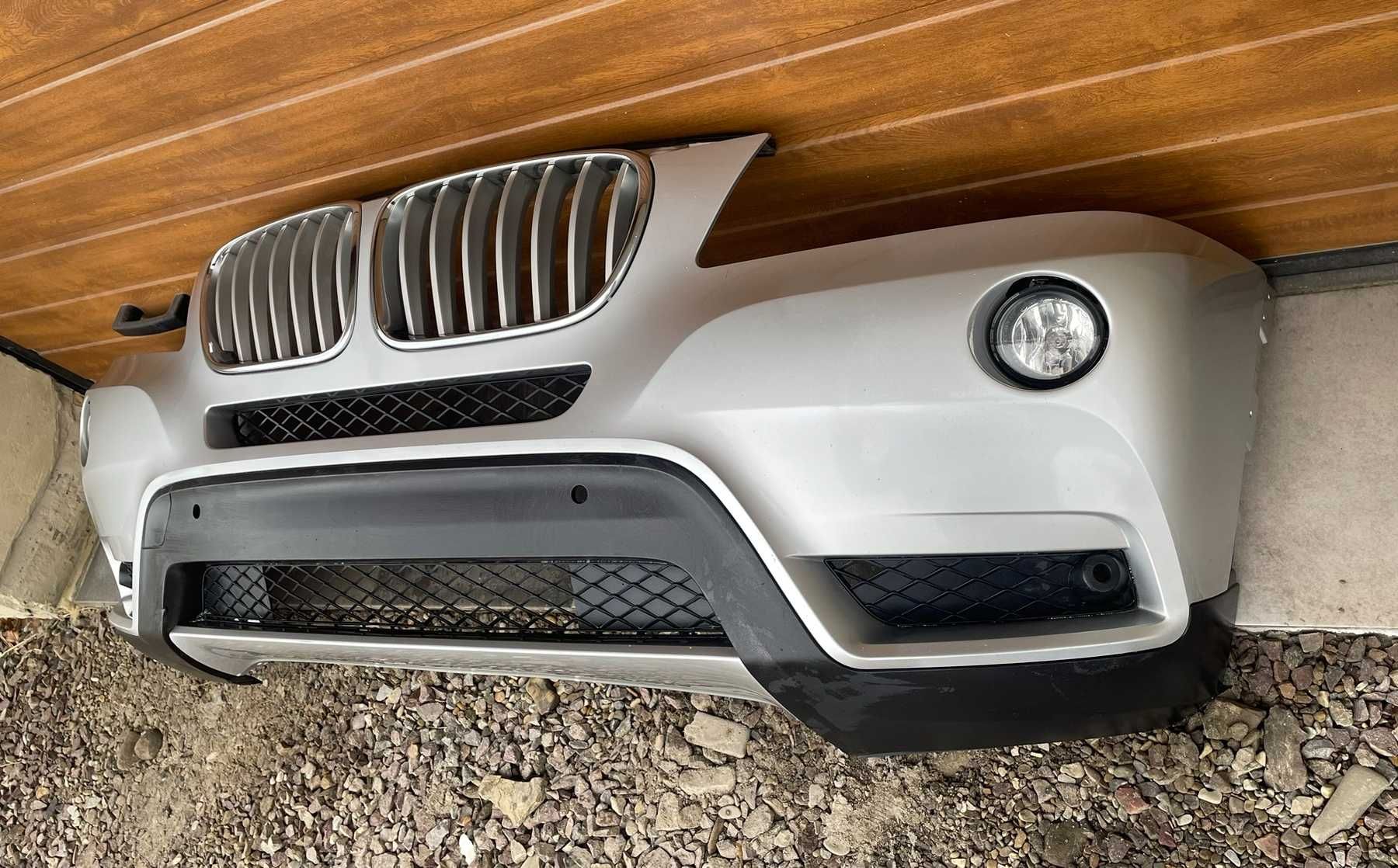 Бампер BMW X3 F25 дорест 2010-2014 51117210440 сірий 354
