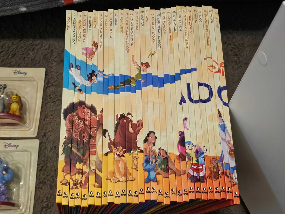 29 Figurek + Głośnik +Książki Disney Autiobajki Opowiadajki DeAgostini
