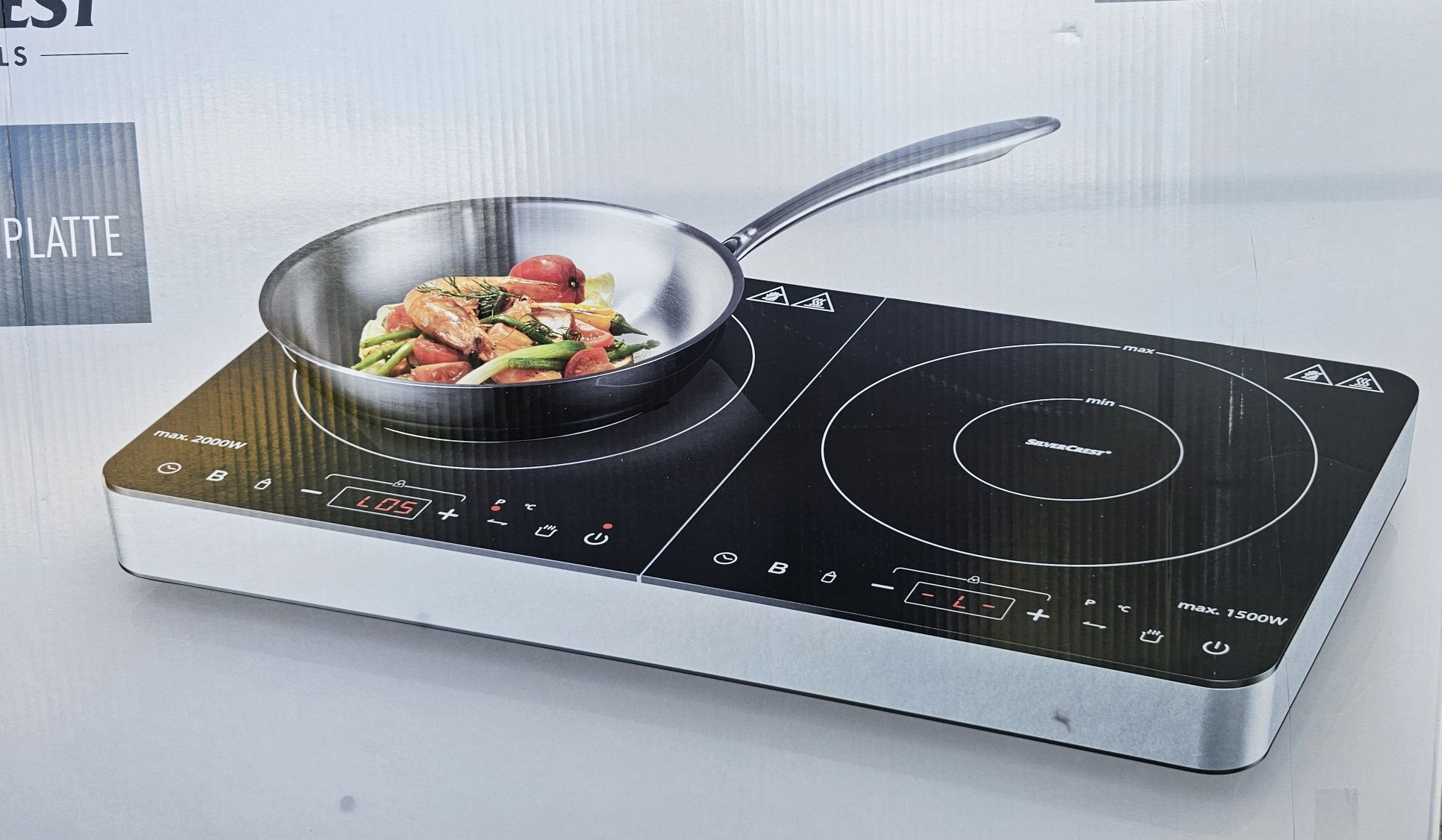 NOWA płyta indukcyjna podwójna 2000W + 1500W