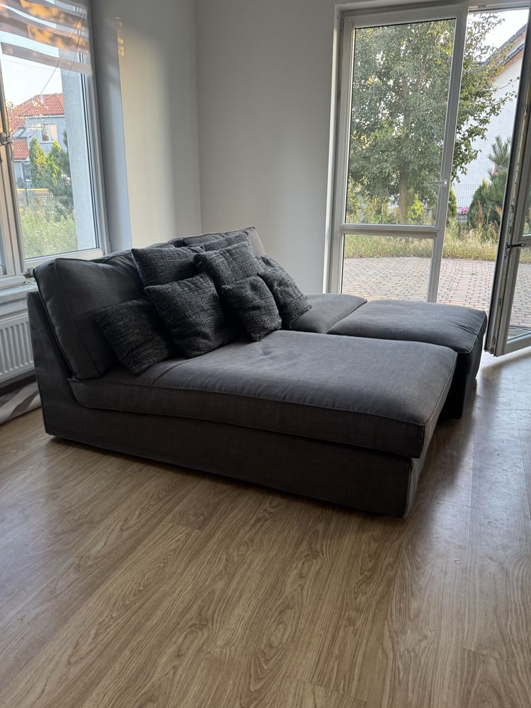 Sofa modułowa z dostawką/pufą + komplet poduszek + możliwość dostawy!