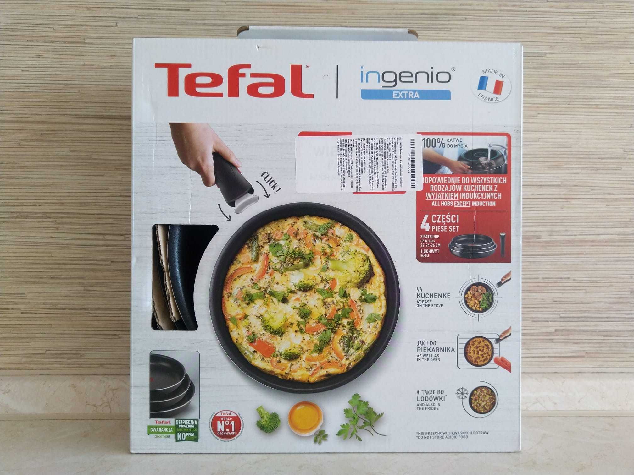 HIT Patelnia Tefal Ingenio Extra 3w1 patelnie rączka odpinana 4el