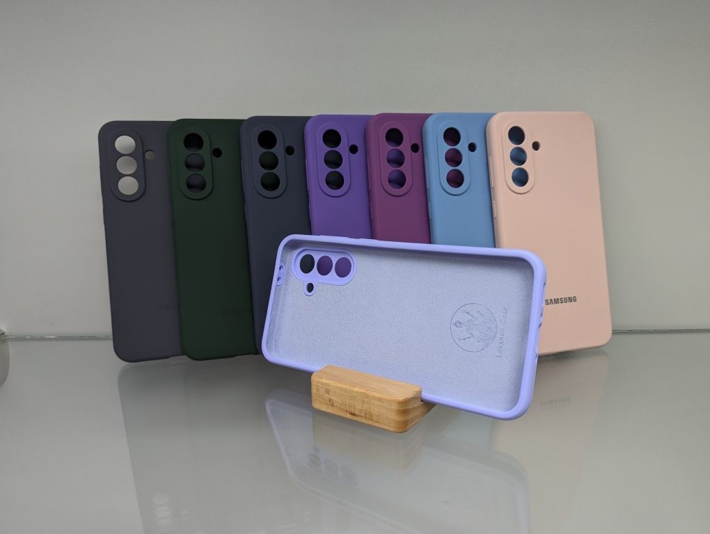 Топ! Samsung A36 Премиум софт тач с логотипом чехол чохол