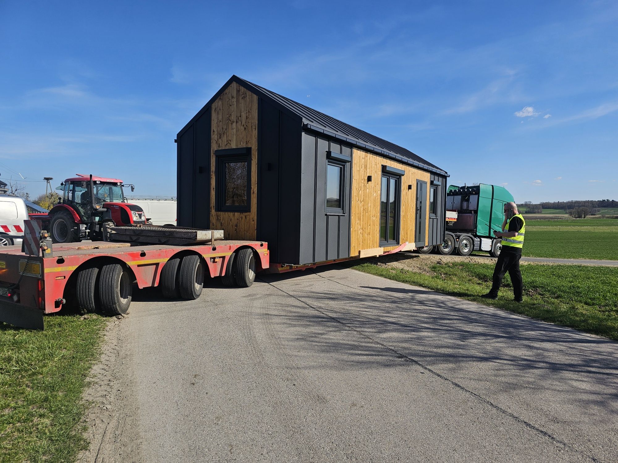 Domek mobilny tiny house 40m2 caloroczny