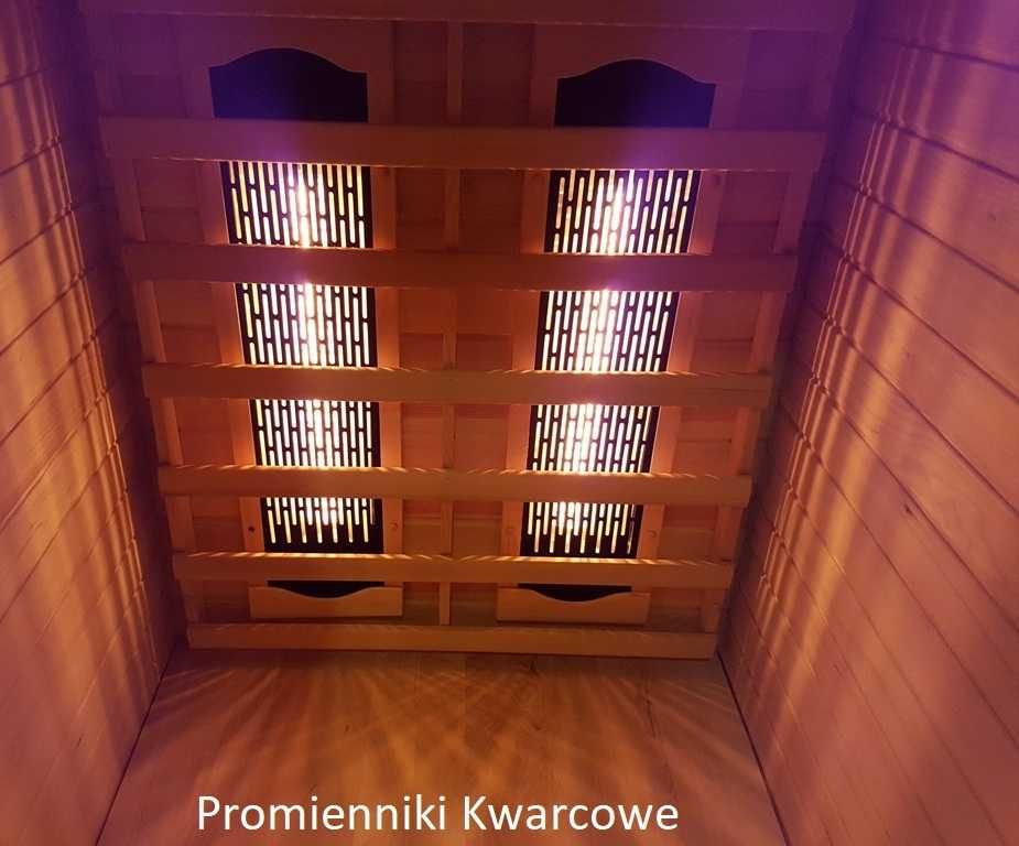 Sauna Infrared Verona promienniki kwarcowe 2 osobowa