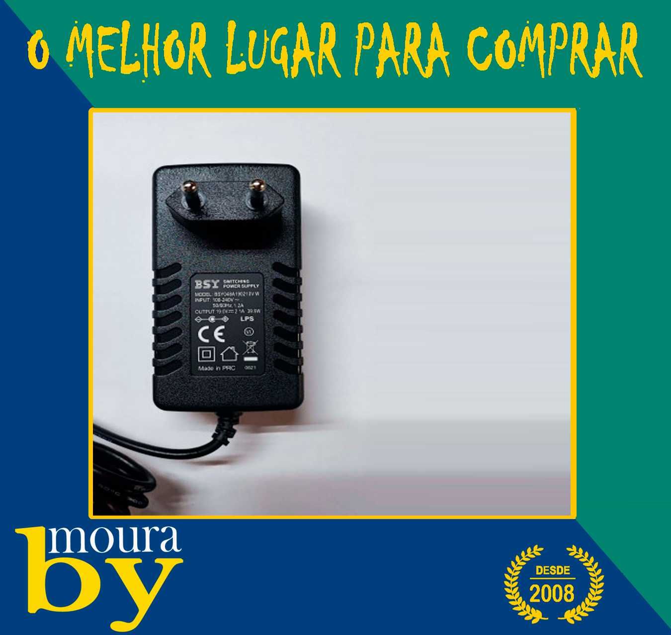 Carregador Original INSYS Fonte Alimentação AC/DC 40W 19V/2.1A