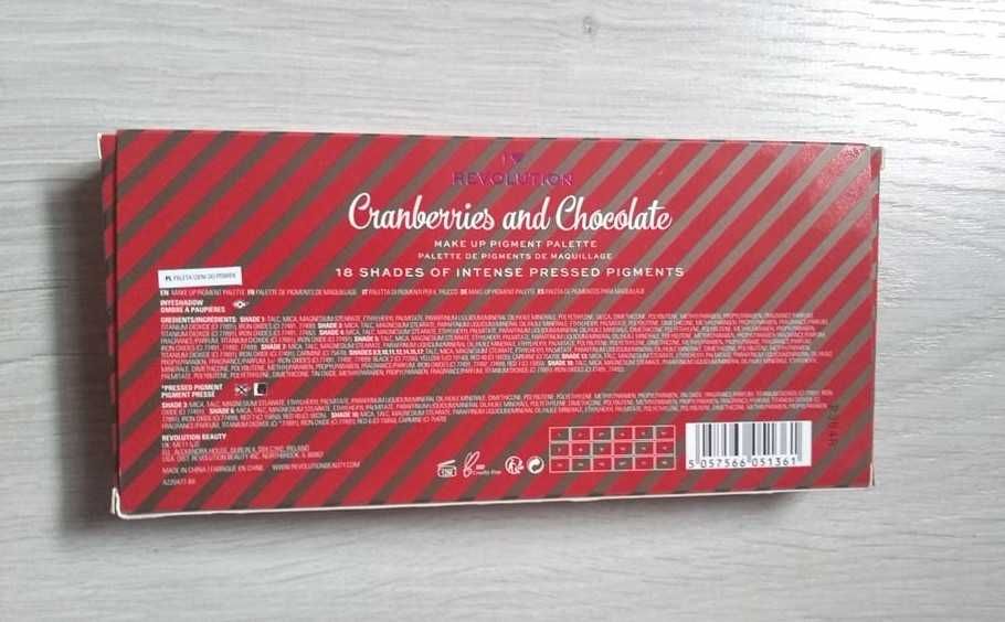 Nowa paleta cieni do powiek Revolution Cranberries&Chocolate