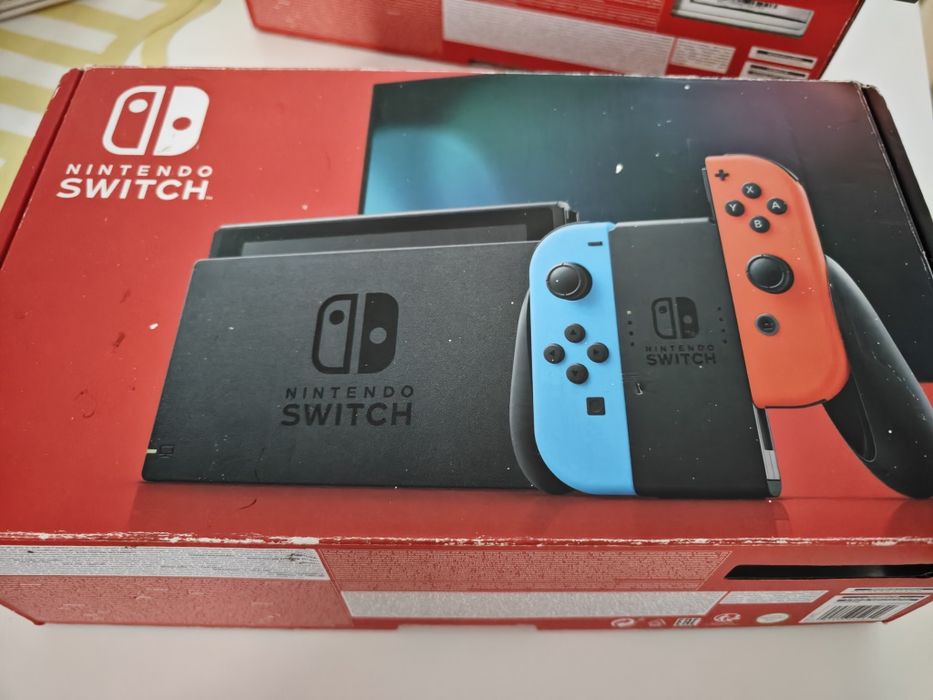 Nintendo Switch V2 gwarancja super stan komplet