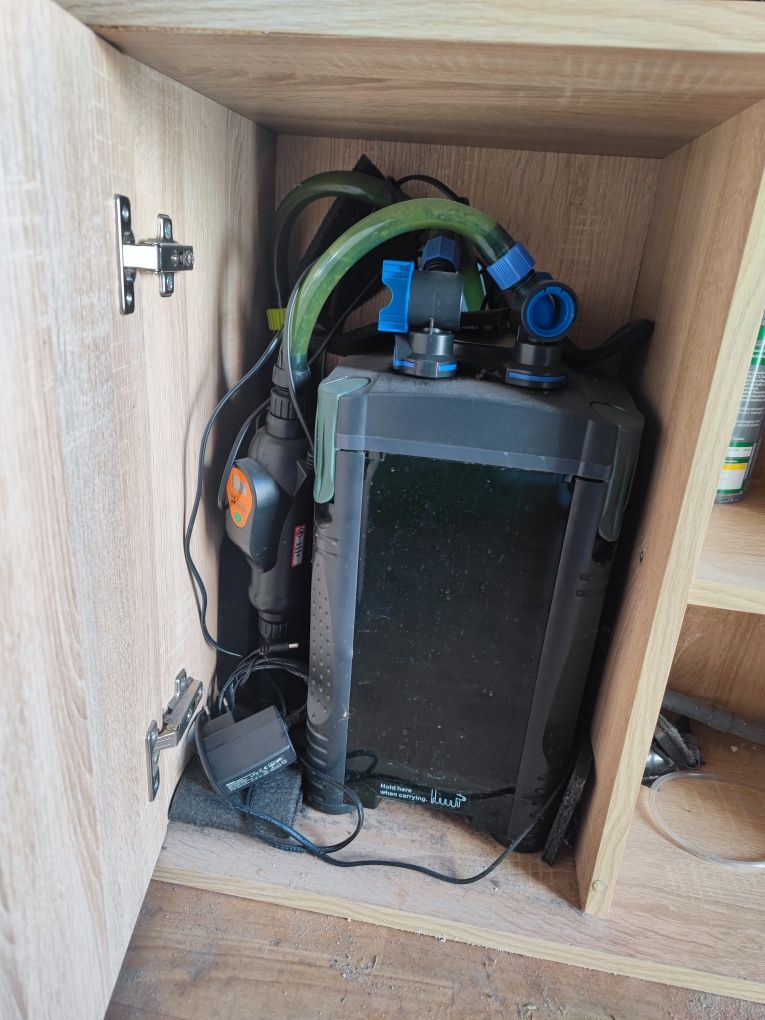 Akwarium240l, filtry, tlo, i inne dodatki