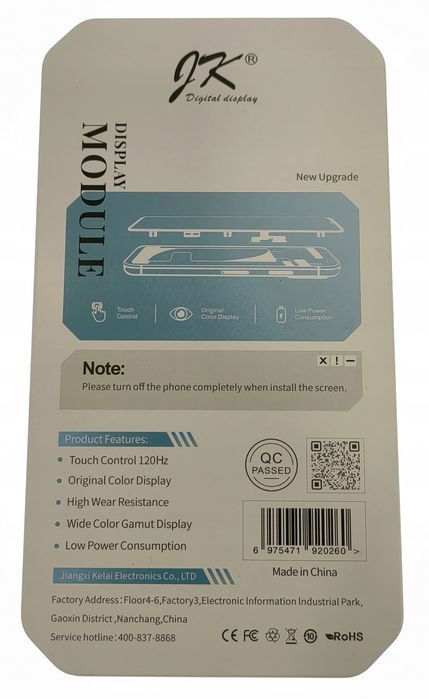 Wyświetlacz Lcd Ekran Jk Do Apple Iphone 12 Pro Max A2342 A2410 A2411
