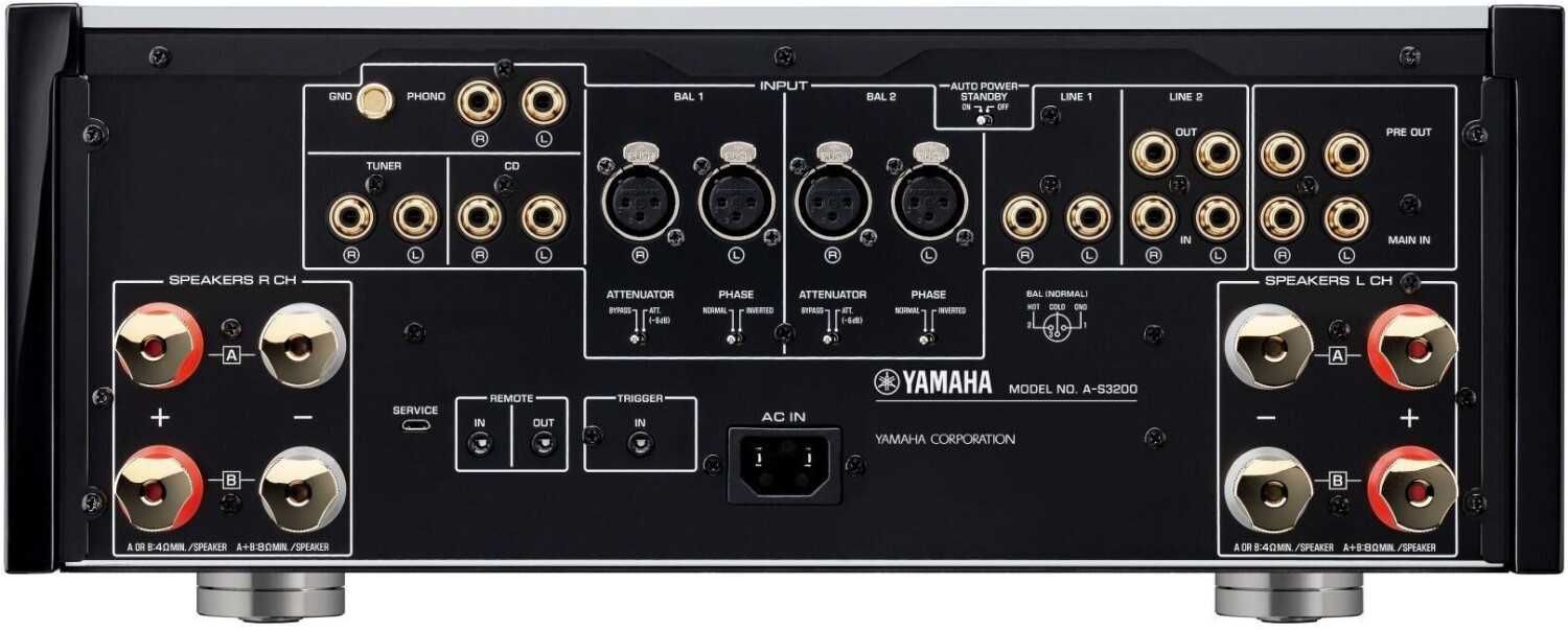 Wzmacniacz stereo Yamaha A-S3200 silber, trzy lata gwarancji