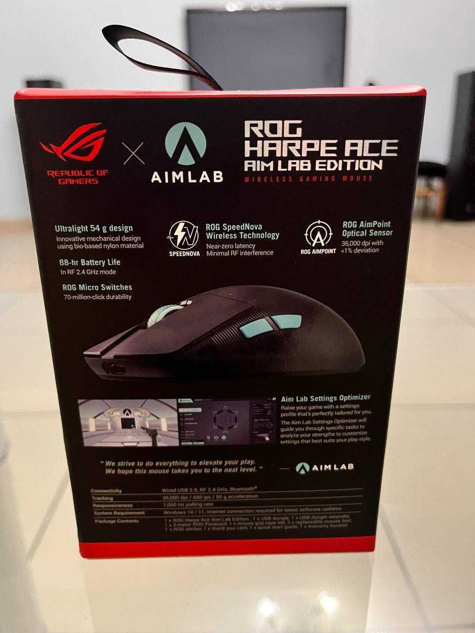 Миша ROG Harpe Ace Aim Lab Edition