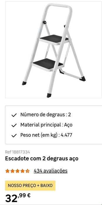 Escadote 2 degraus