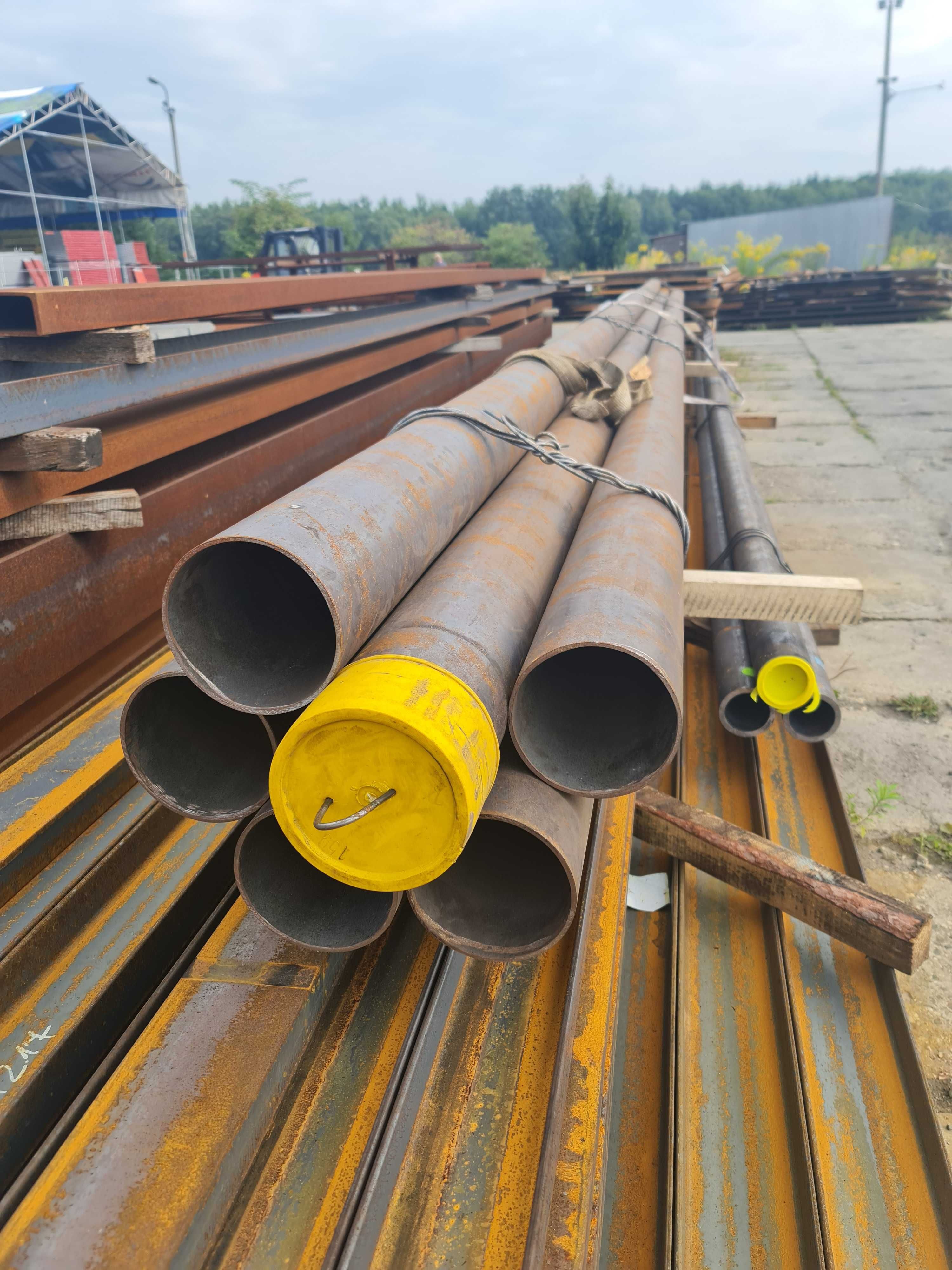 Rury stalowe bezszwowe czarne fi 159x5 L-11700, fi 219x12,5 L-12000