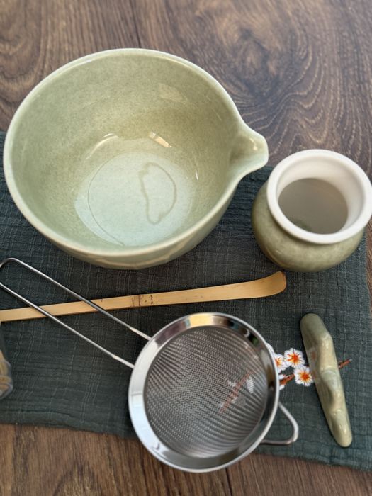 Zestaw do robienia matchy matcha set zestaw nowy prezentowy ceramika