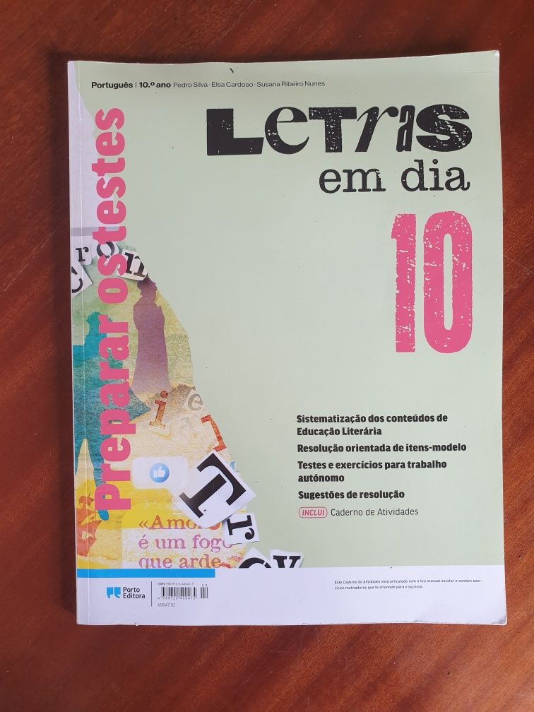 Caderno de atividades 10°ano português