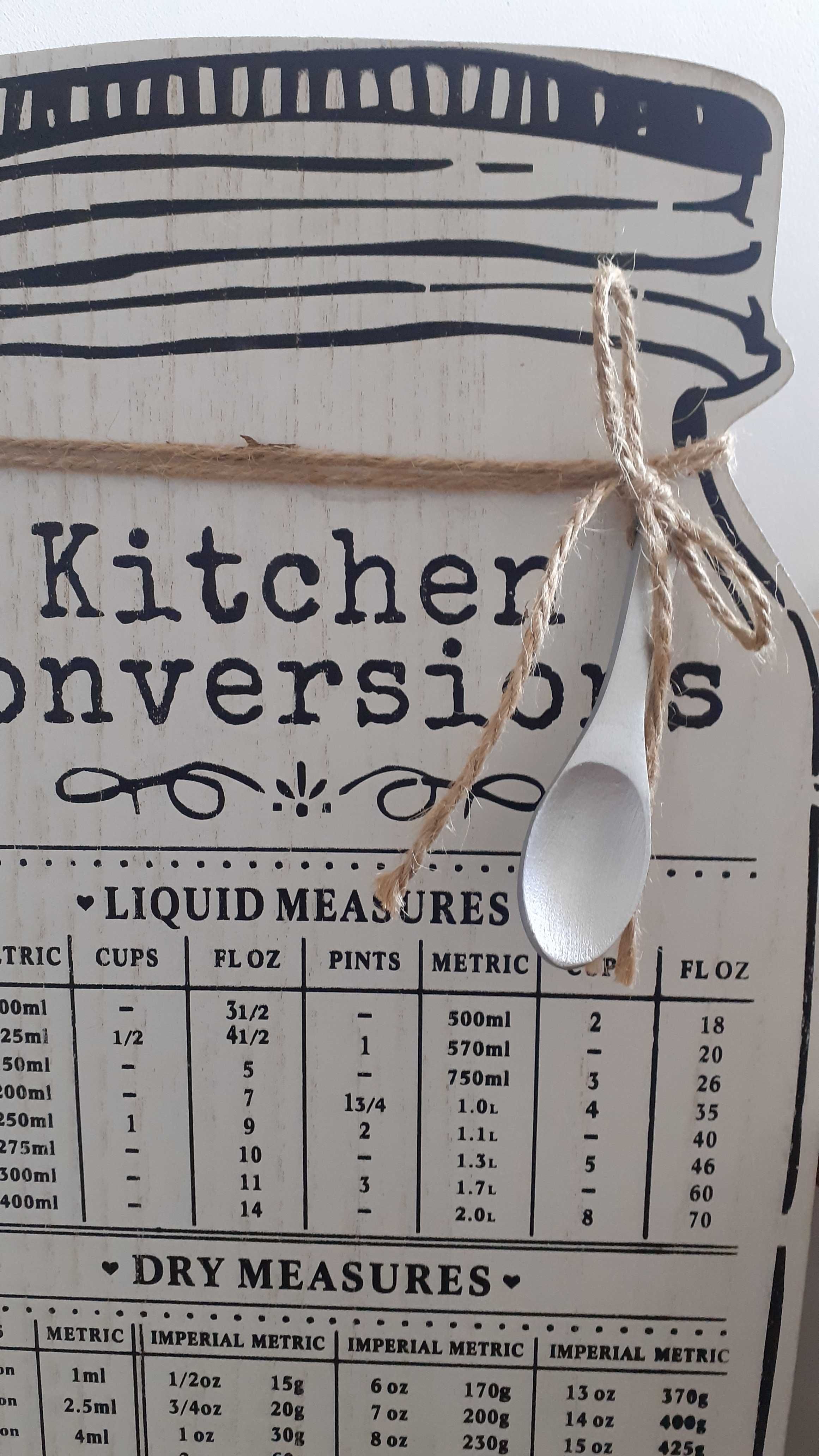 Kitchen Conversions _ drewniana tablica do kuchni