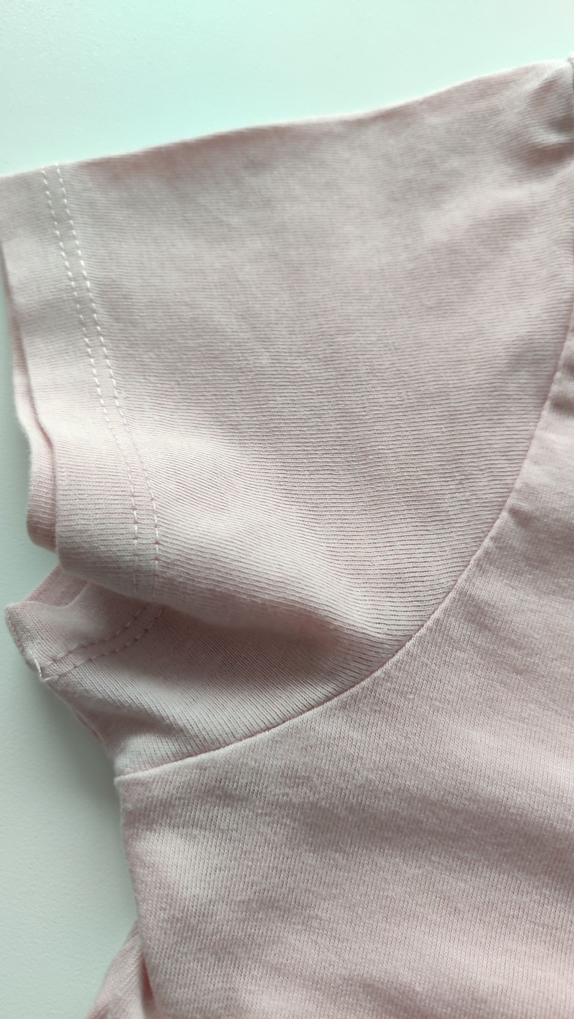 Różowa koszulka z truskawką 140 Sinsay bawełniany t-shirt