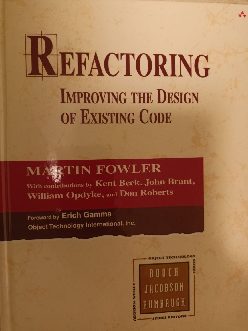 Refactoring Improving the design of existing code